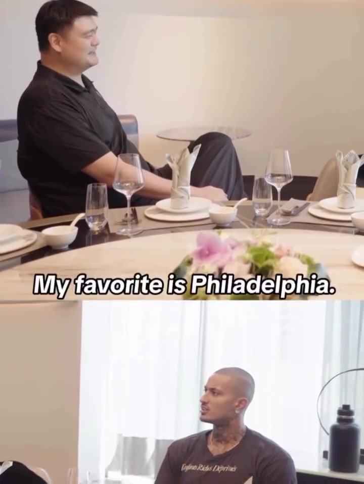 九游体育-库兹马：最喜欢的美国城市？姚明：费城 因为牛肉奶酪三明治🥪